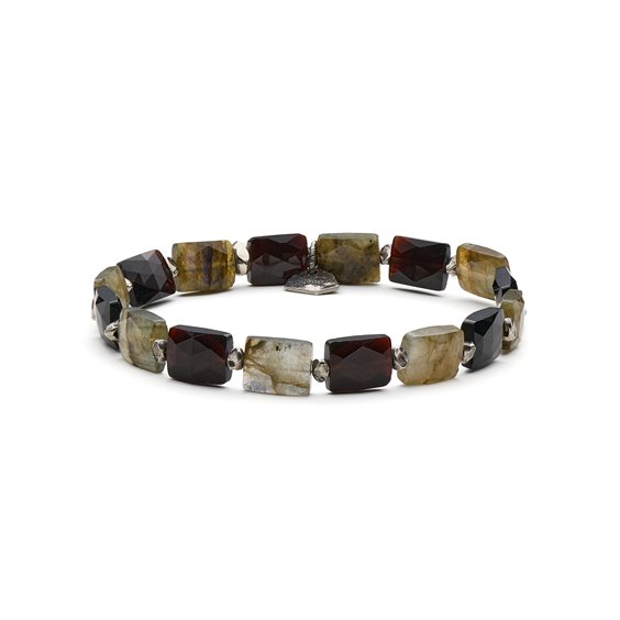 Bracelet Antracite Barrio in Semiprecious stones BBR09 VILLA - BBR09 VILLA
